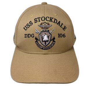 The Corps USS Stockdale DDG 106 Baseball Cap Brown OS Hat POW-MIA 007 Strapback